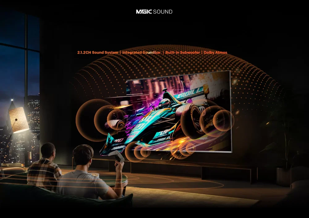 QLED Magic Sound technológia